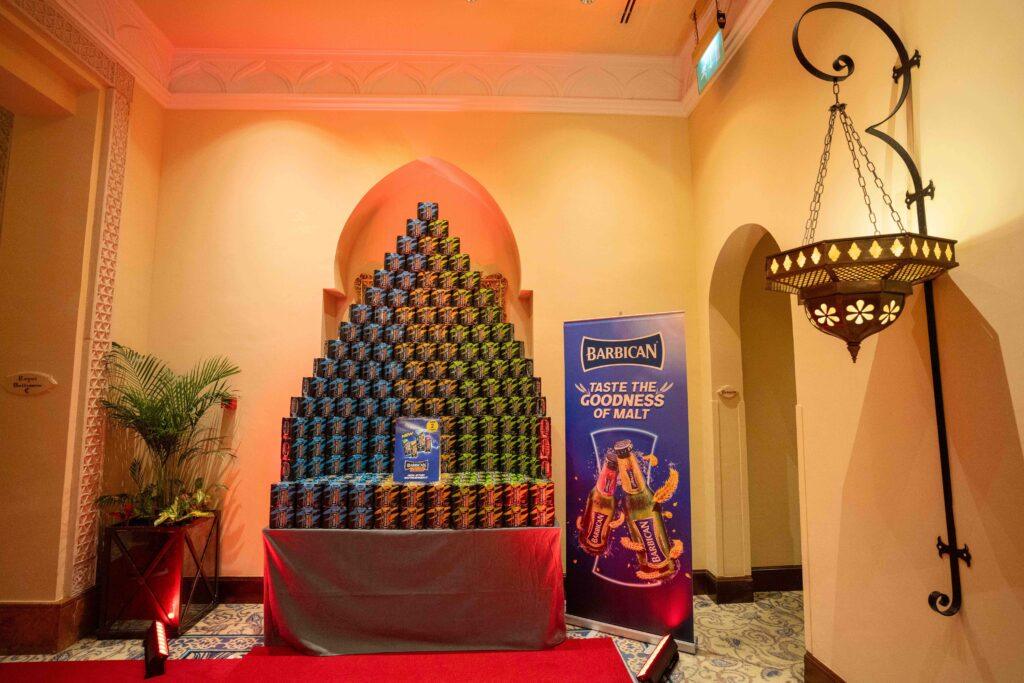 Pyramid can building at Adel Aujan Awards night in Anantara Downtown