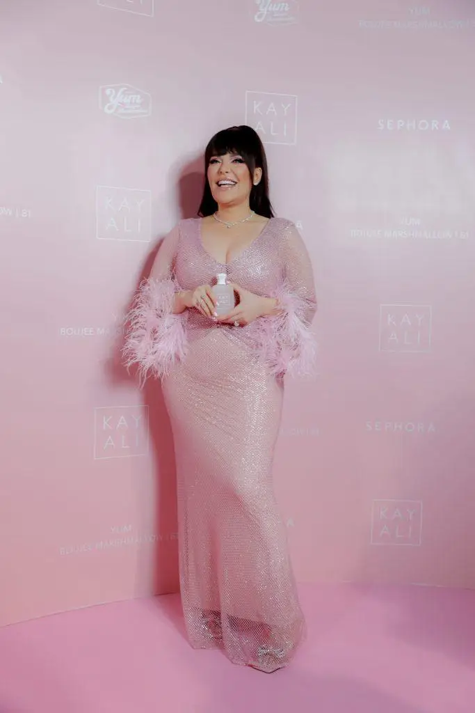 Mona Kattan at her Kayali Perfume Launch